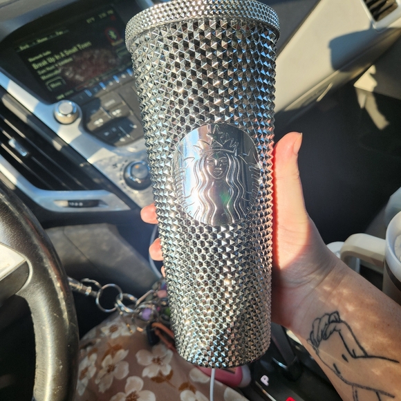 Starbucks Other - Starbucks x Disney Silver Disneyland Studded Cup